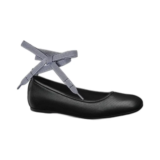D-Journey Lace-Up Ballet Flat
