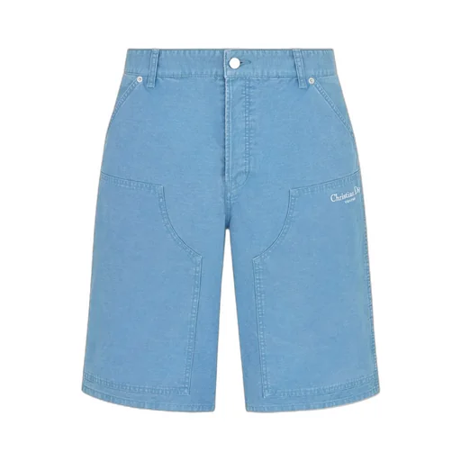 Logo Embroidered Bermuda Shorts