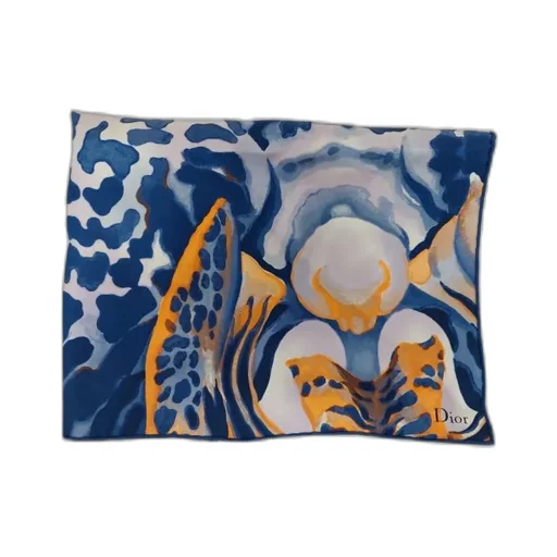 Pattern Silk Scarf