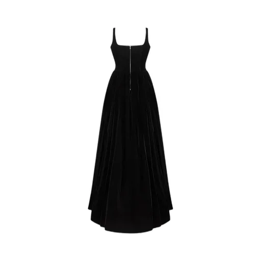 Flared Long Dress
