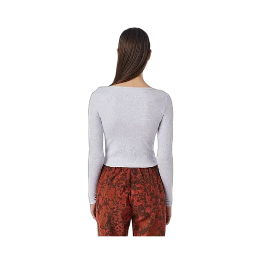 Logo-Embroidered Scoop-Neck T-Shirt