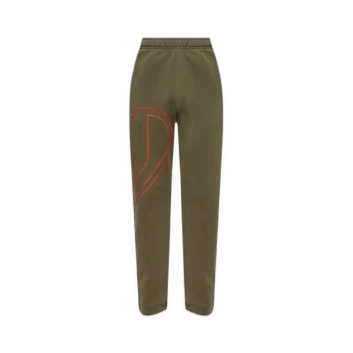 Oval-D Embroidered Elasticated Waist Track Pants