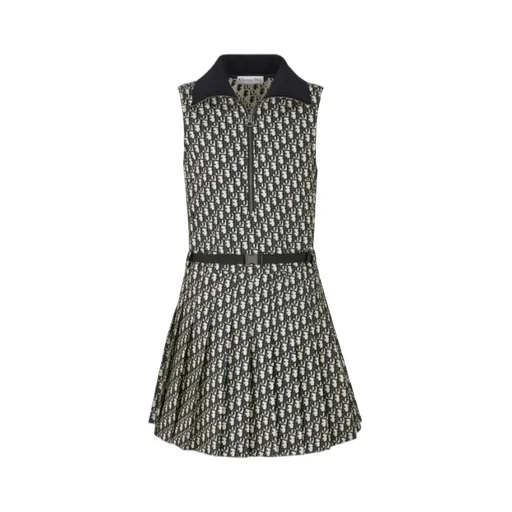Pleated Short Dress
