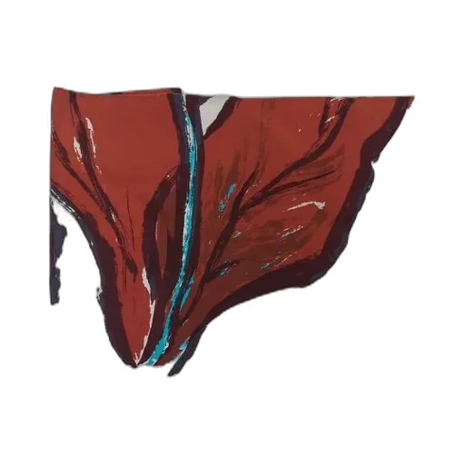 Pattern Silk Scarf