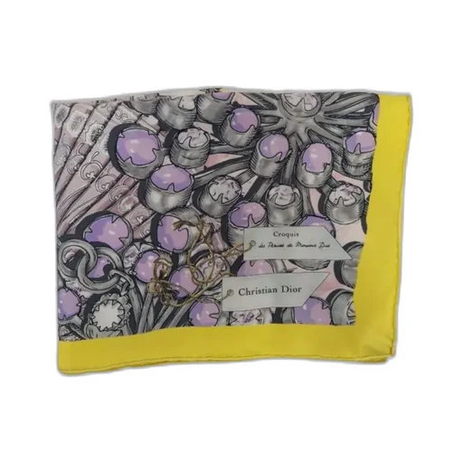 Pattern Silk Scarf