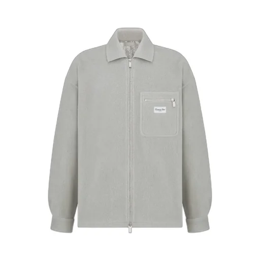 Couture Collared Zip-Up Jacket