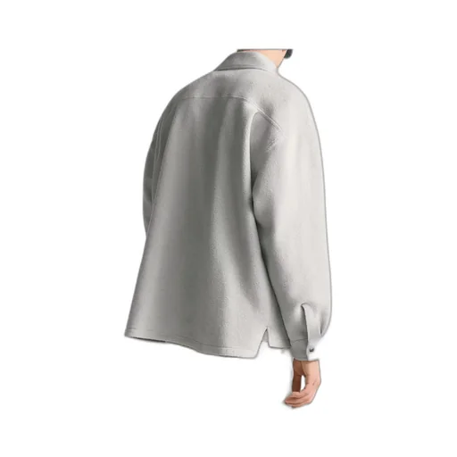 Couture Collared Zip-Up Jacket