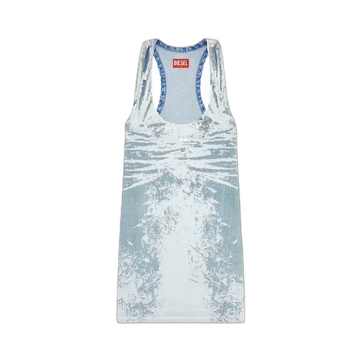 De-Purva-Fse Distressed Denim Dress