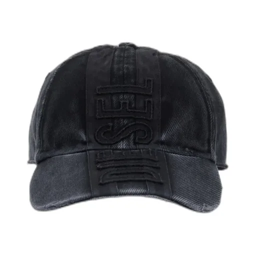 C-Geir Distressed-Effect Denim Cap