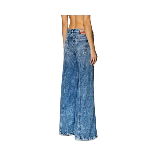 D-Akii Flared Panelled Jeans