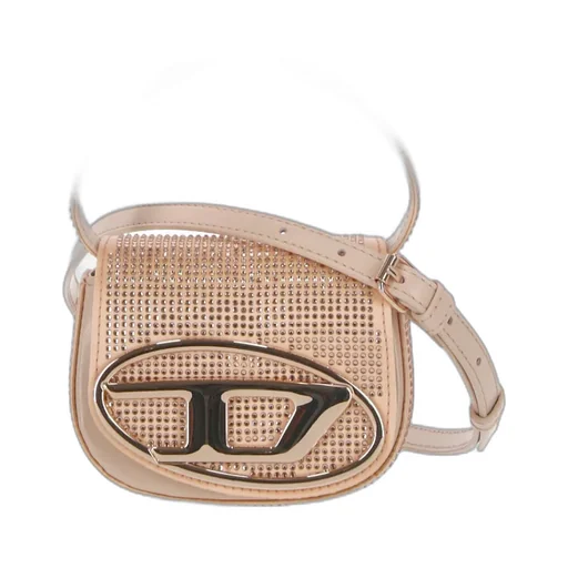 Mini 1Dr Crystal-Embellished Crossbody Bag