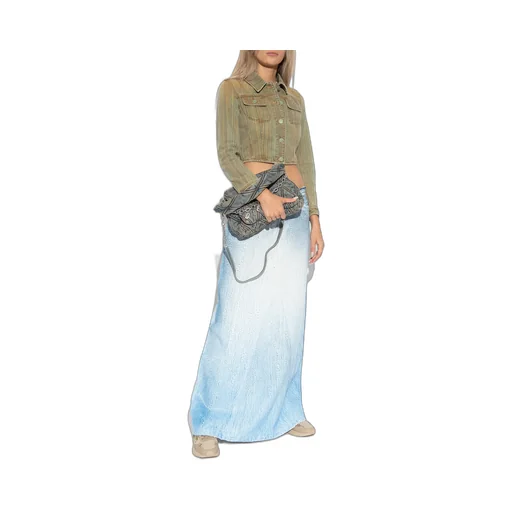 A-Line Lyocell Maxi Skirt
