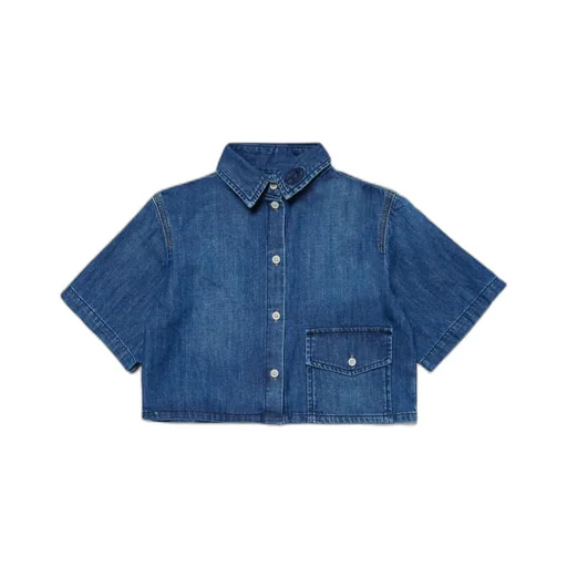 Cunnix Cropped Denim Shirt