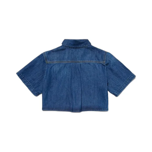Cunnix Cropped Denim Shirt