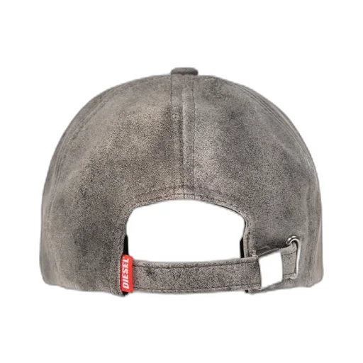 C-Olav Logo-Patch Leather Cap