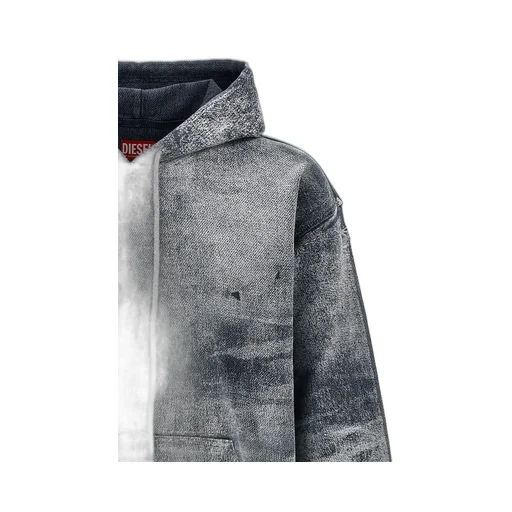 Logo Embroidered Tie-Dye Effect Hoodie