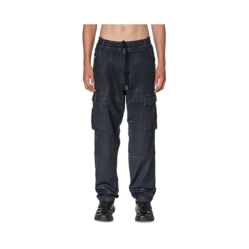 Cargo Tapered Jeans