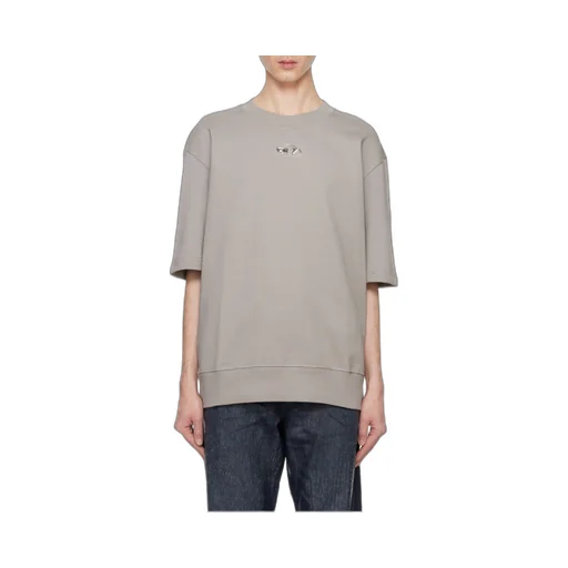 Short-Sleeved Round-Neck Sweater