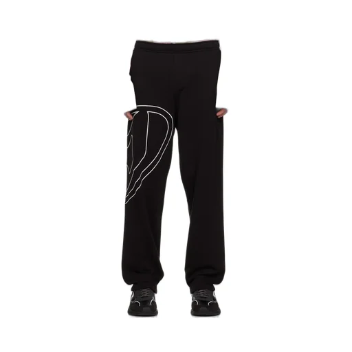 Oval-D Logo Embroidered Track Pants