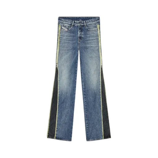 Logo-Patch Wide-Leg Jeans