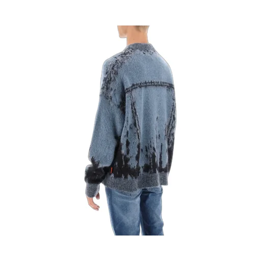 K-Patmos Patterned-Intarsia Sweatshirt