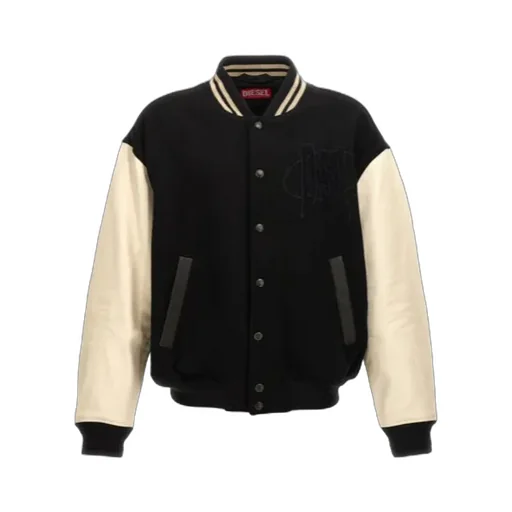 L-Nyman Panelled Bomber Jacket