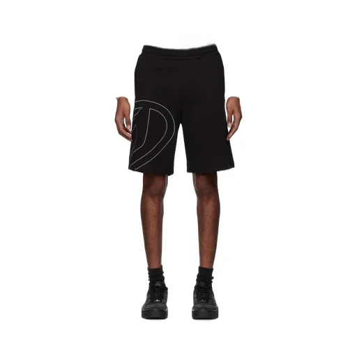 P-Crow Megoval Maxi D Logo Sweat Shorts