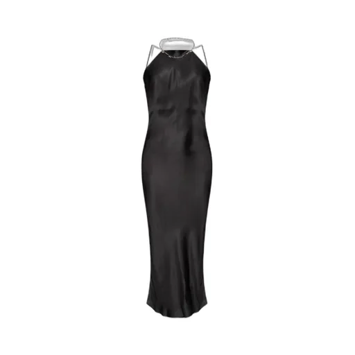 D-Eliz Satin Midi Dress