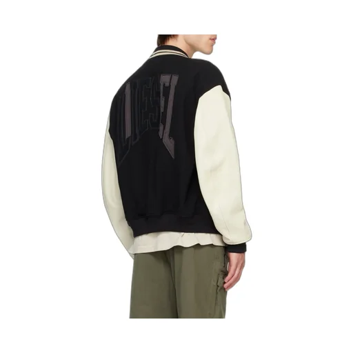 L-Nyman Panelled Bomber Jacket
