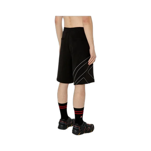 P-Crow Megoval Maxi D Logo Sweat Shorts