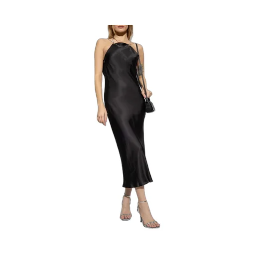 D-Eliz Satin Midi Dress
