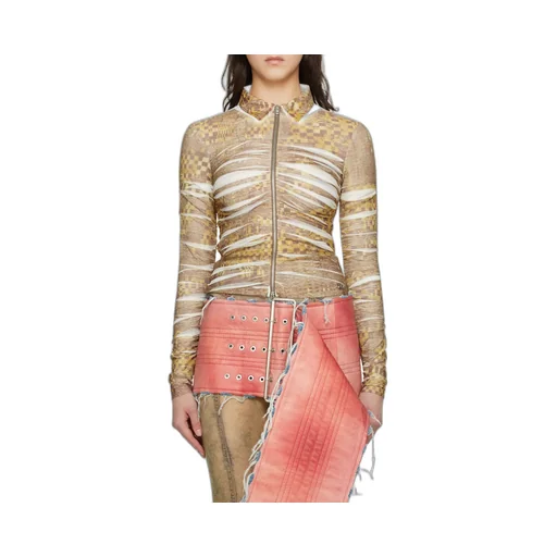 C-Adonis Draped Zip Shirt