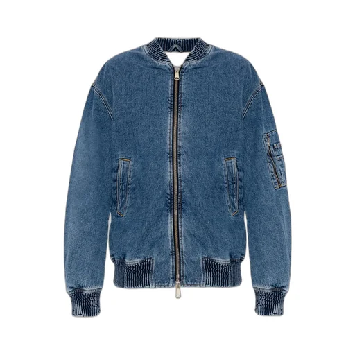 Faded Effect Denim Jacket