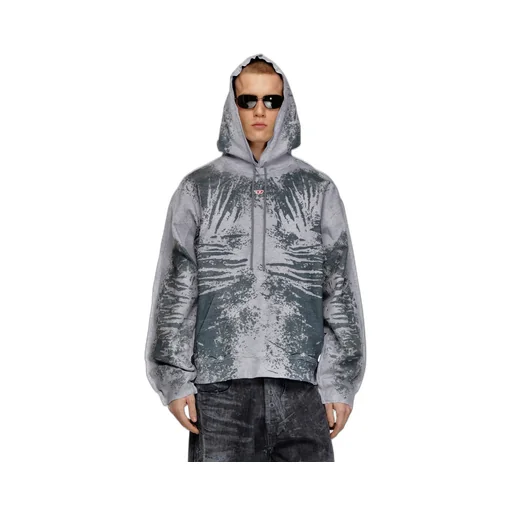 D-Um-Rib-S Peel-Off Drawstring Hoodie