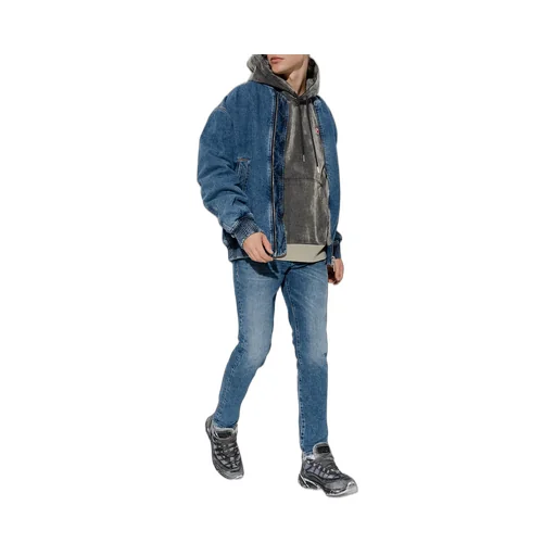 Faded Effect Denim Jacket