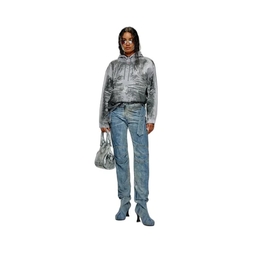 D-Um-Rib-S Peel-Off Drawstring Hoodie