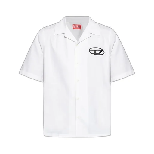 Logo Embroidered Bowling Shirt