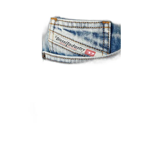 Bleach-Wash Denim Shorts