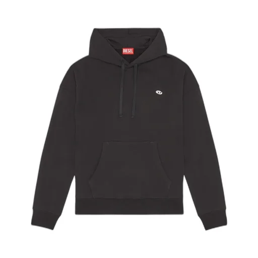 Logo-Patch Drawstring Hoodie