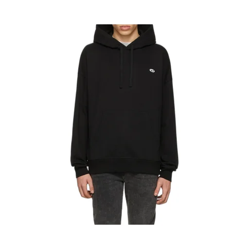 Logo-Patch Drawstring Hoodie