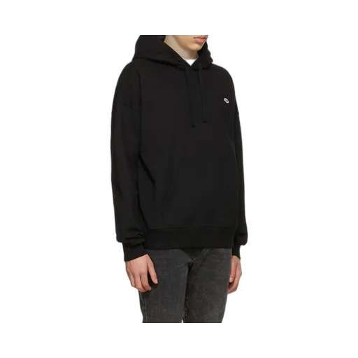 Logo-Patch Drawstring Hoodie