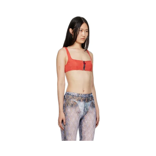 Zippered Denim Vest