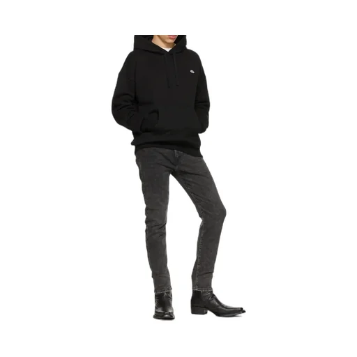 Logo-Patch Drawstring Hoodie