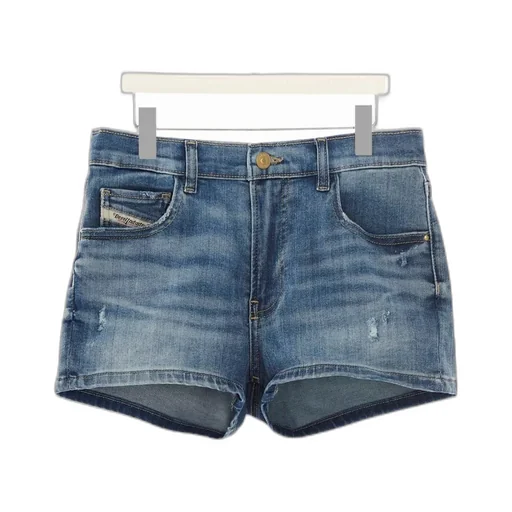 Diesel Kids Pboyshort Distressed Denim Shorts