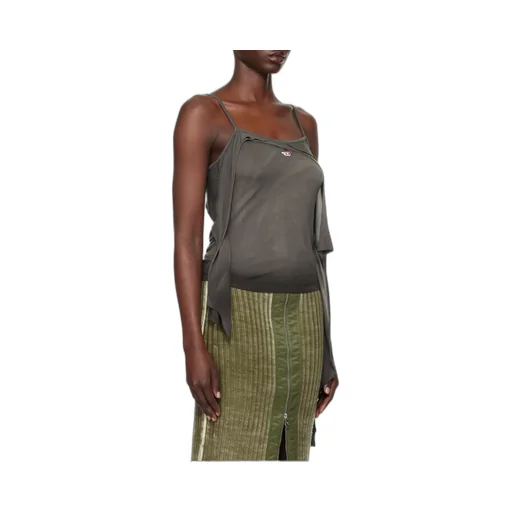 T-Malo D-Embroidered Patch Asymmetric Top