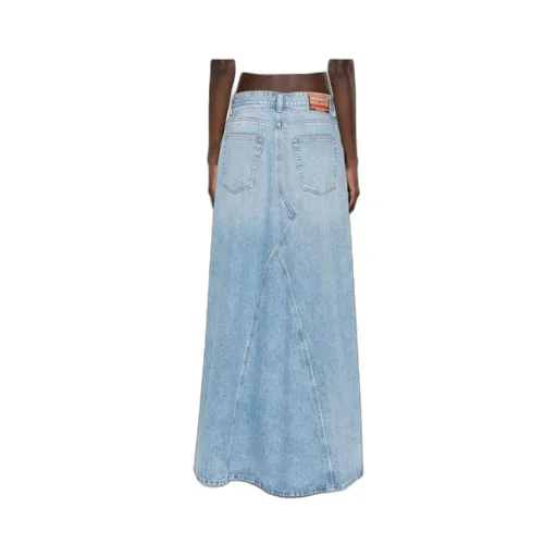 De-Pago Denim Maxi Skirt