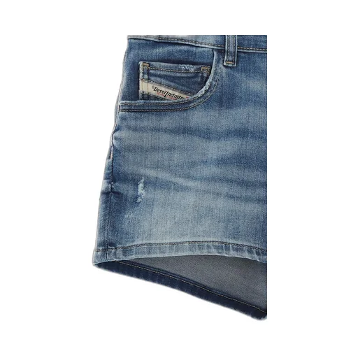 Diesel Kids Pboyshort Distressed Denim Shorts