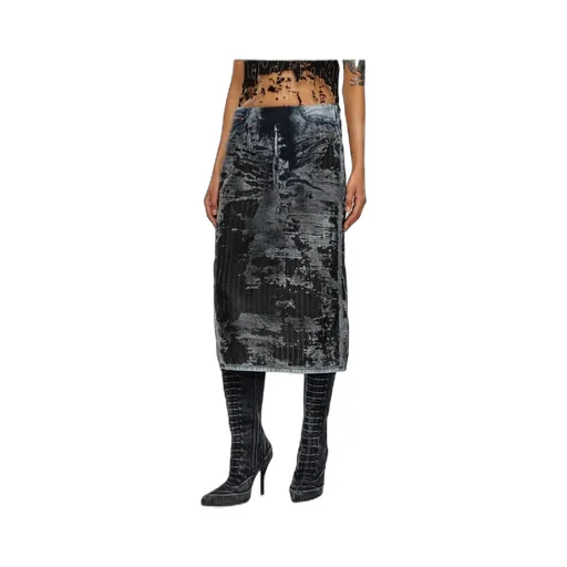 De-Pra-Fse1 Denim Midi Skirt