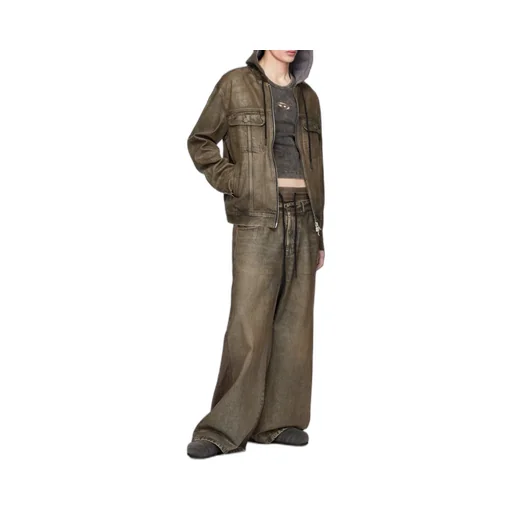 D-Cali-S Coated Denim Drawstring Jeans