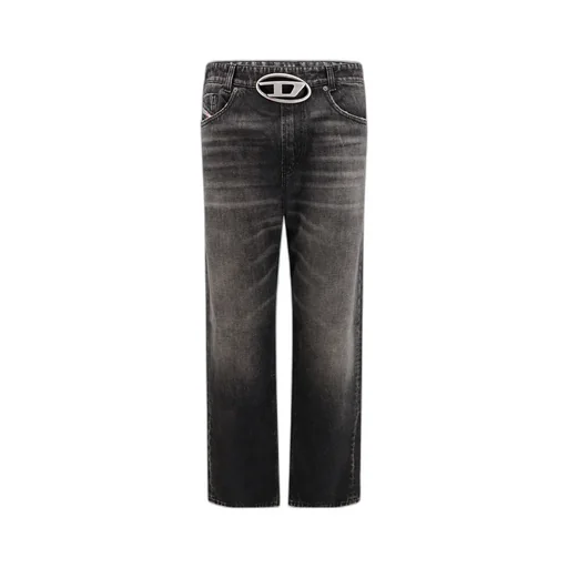 Oval-D Logo Plaque Straight-Leg Jeans